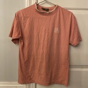 casual pink collard shirt